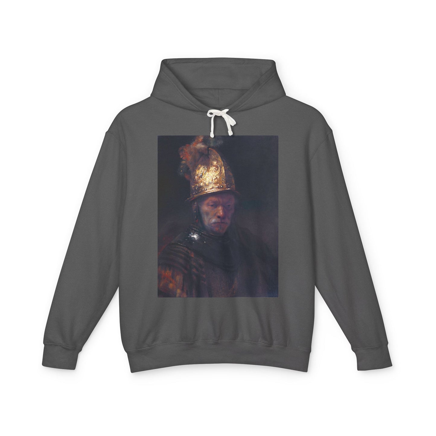 100% Cotton Hoodie Rembrandt The Man with the Golden Helmet Art Lover Famous Painting Graphic Hooded Sweatshirt (Lightweight)