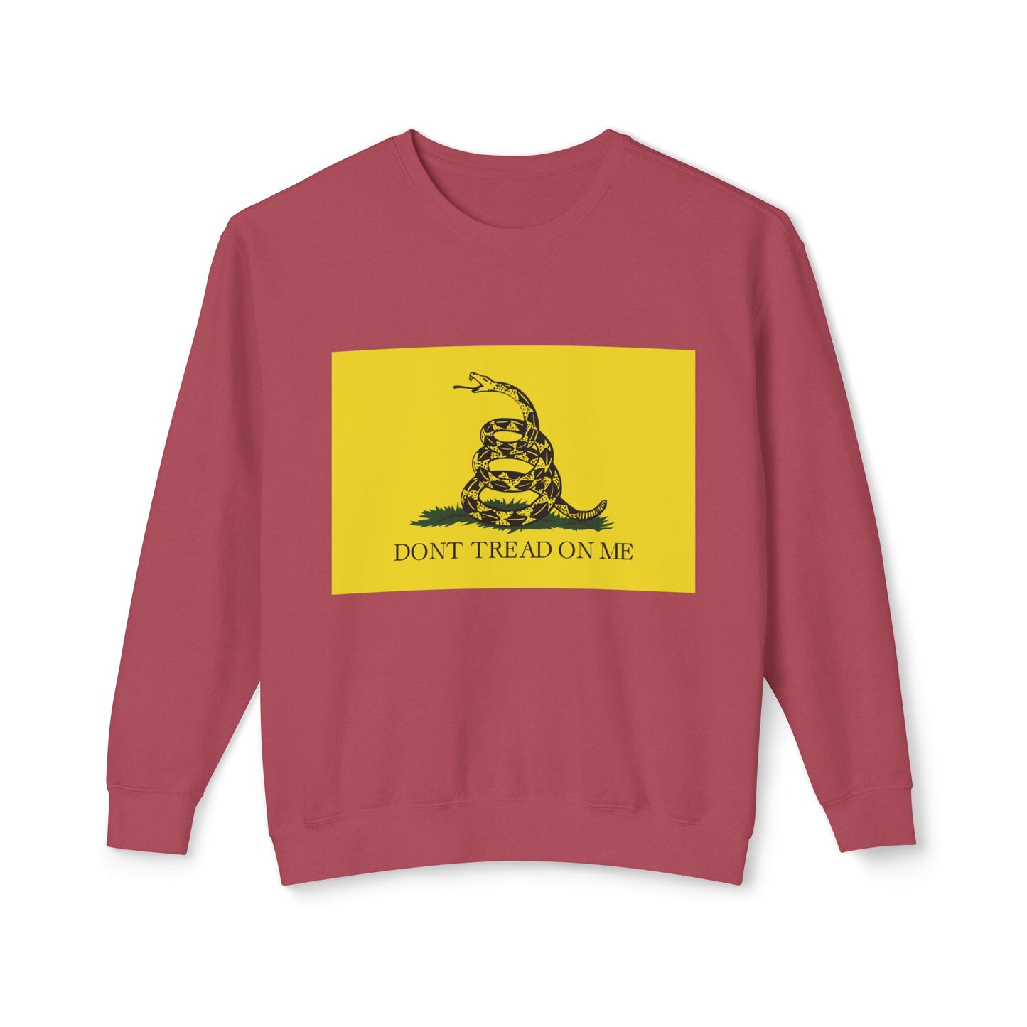 Don't Tread On Me Gadsden Flag Unisex 100% Cotton Sweatshirt (Lightweight)