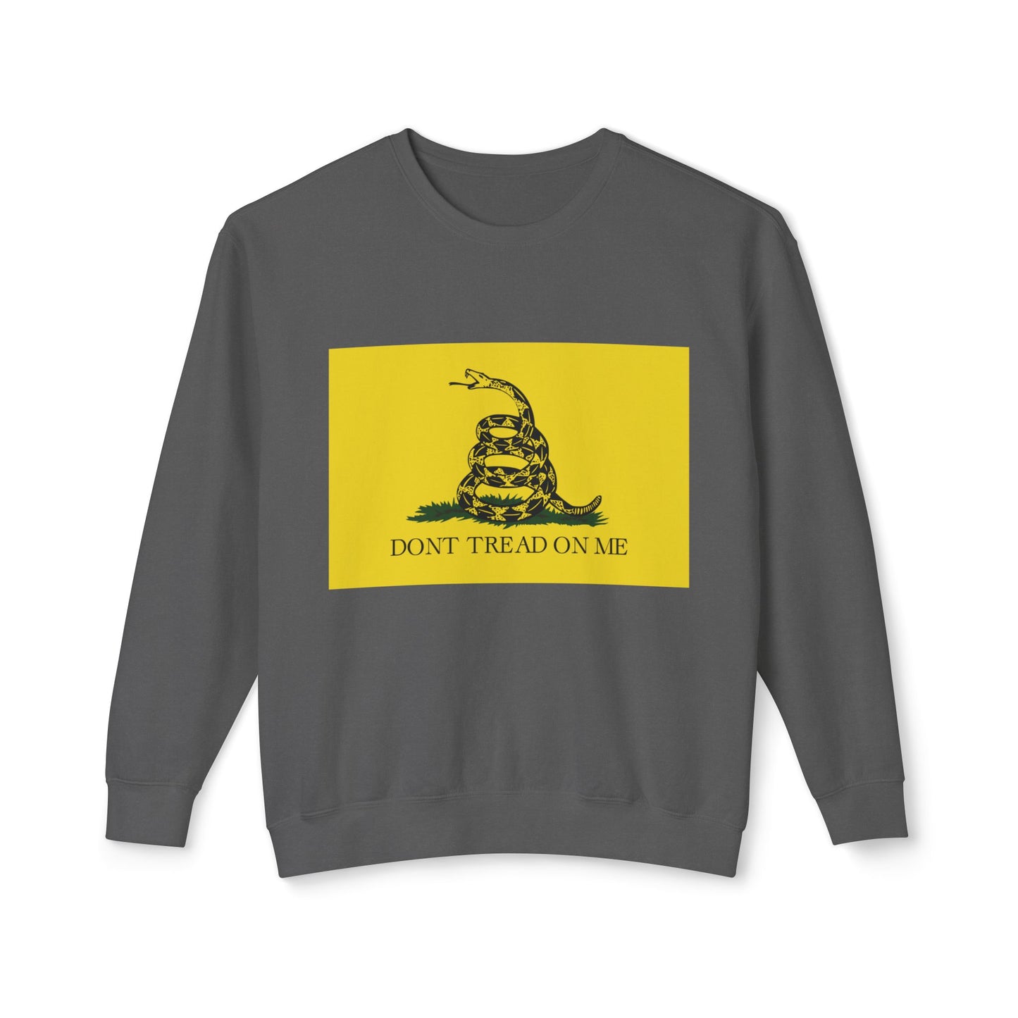 Don't Tread On Me Gadsden Flag Unisex 100% Cotton Sweatshirt (Lightweight)