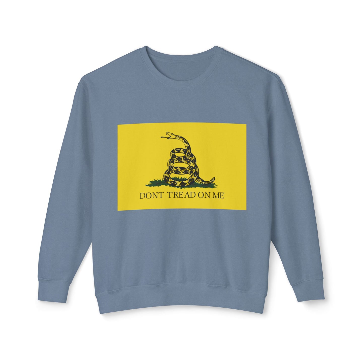 Don't Tread On Me Gadsden Flag Unisex 100% Cotton Sweatshirt (Lightweight)