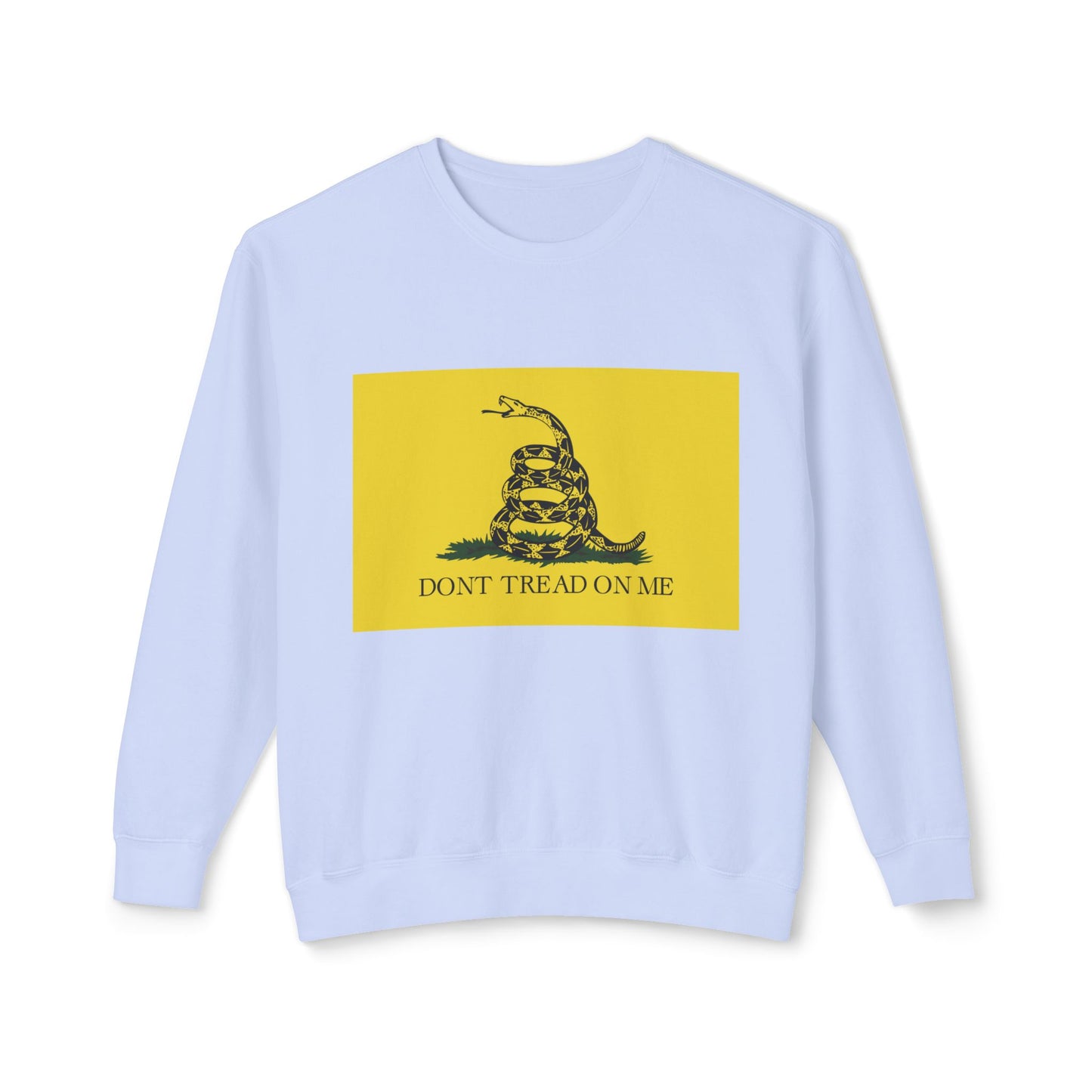 Don't Tread On Me Gadsden Flag Unisex 100% Cotton Sweatshirt (Lightweight)