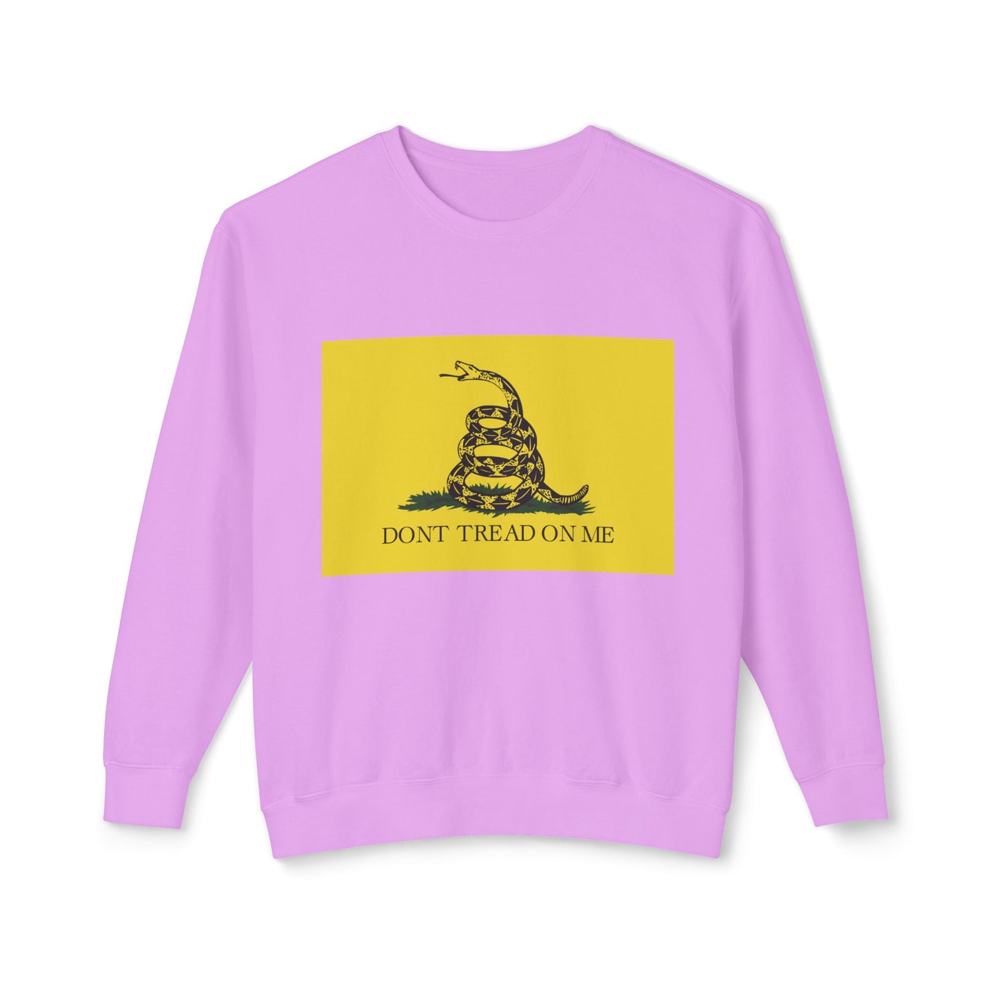 Don't Tread On Me Gadsden Flag Unisex 100% Cotton Sweatshirt (Lightweight)