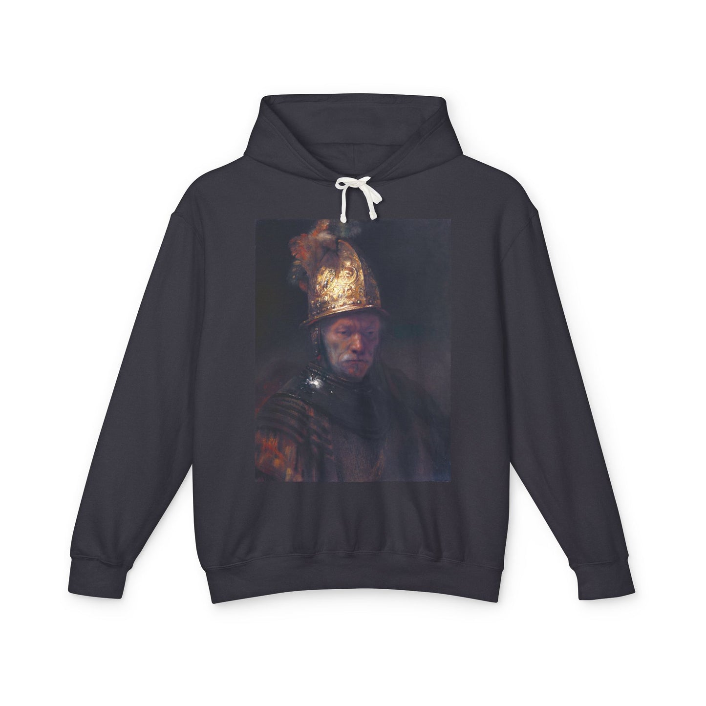 100% Cotton Hoodie Rembrandt The Man with the Golden Helmet Art Lover Famous Painting Graphic Hooded Sweatshirt (Lightweight)