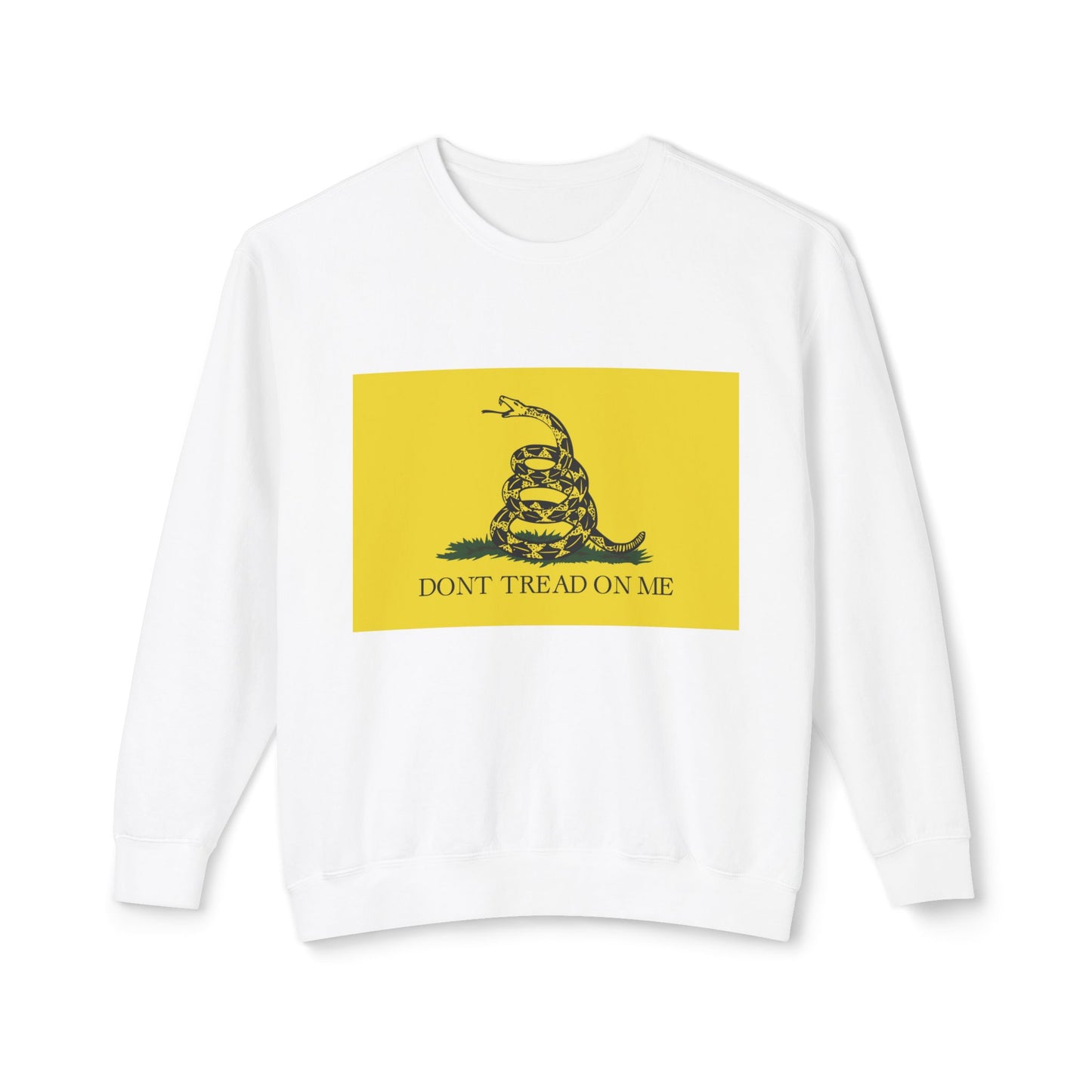 Don't Tread On Me Gadsden Flag Unisex 100% Cotton Sweatshirt (Lightweight)