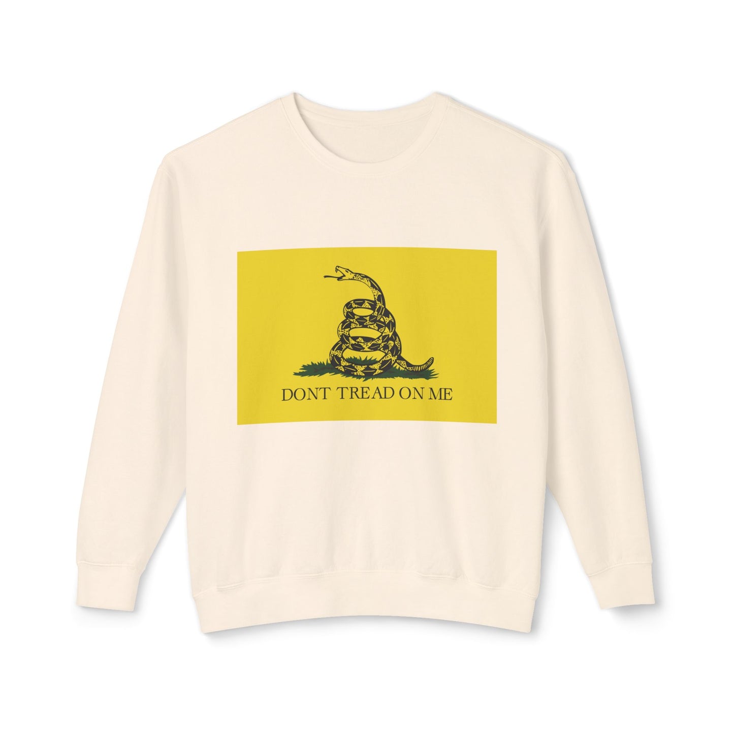 Don't Tread On Me Gadsden Flag Unisex 100% Cotton Sweatshirt (Lightweight)