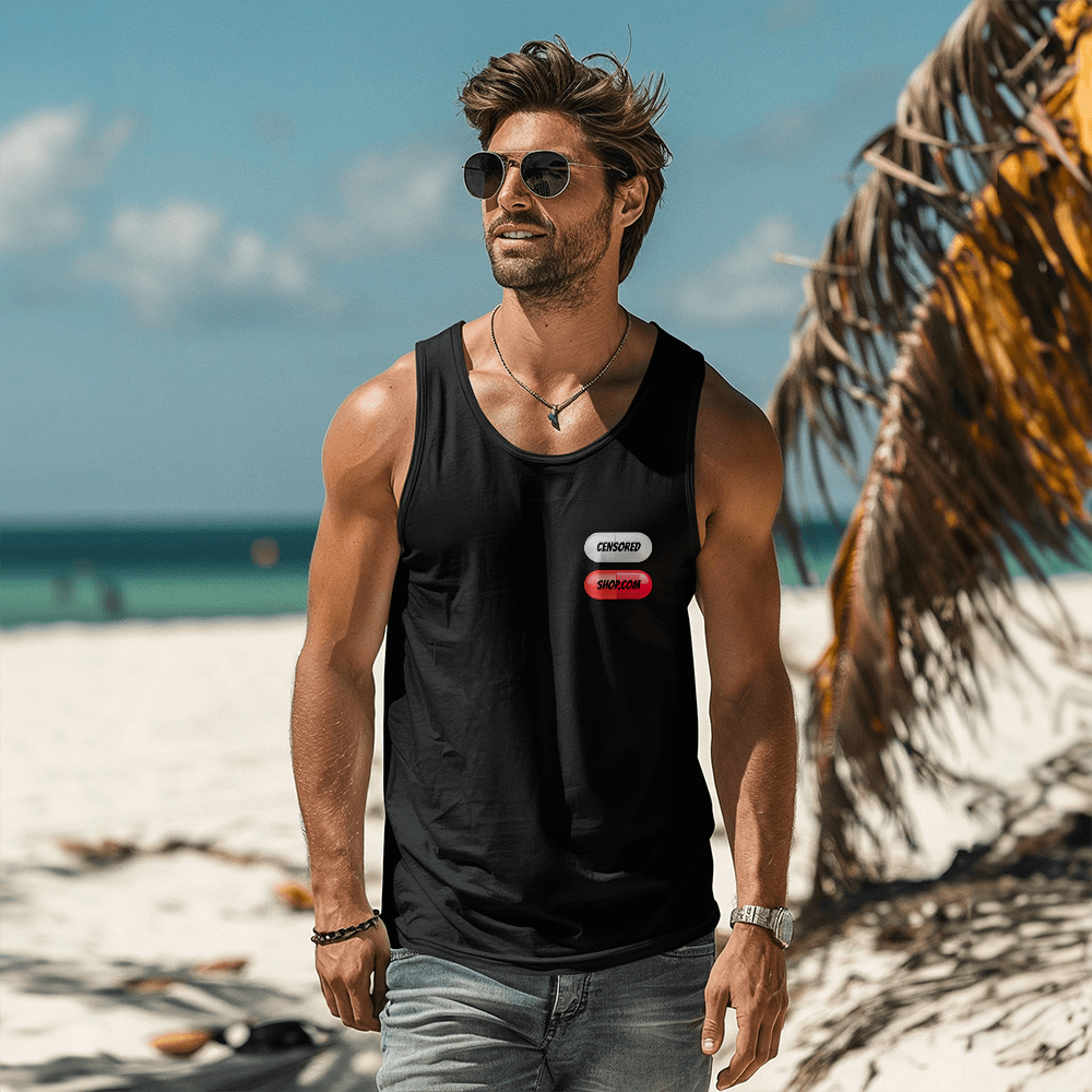 100% Cotton Tank Top (Unisex) CensoredShop Logo