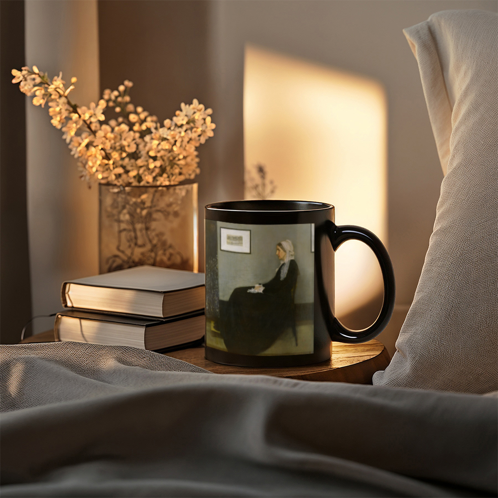Whistler's Mother Coffee Mug (11 oz) James McNeill Whistler Famous Painting Mugs for Art Lovers