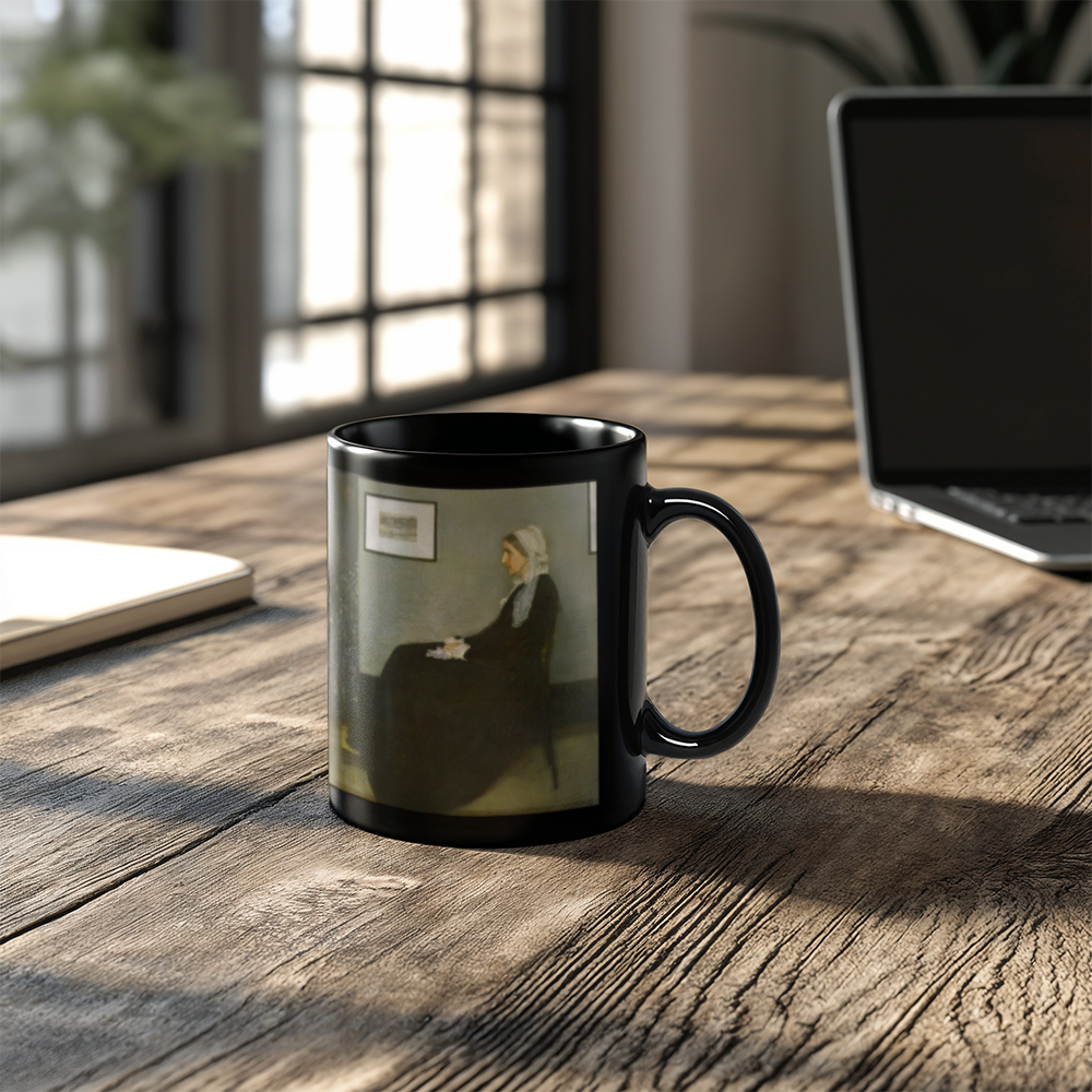 Whistler's Mother Coffee Mug (11 oz) James McNeill Whistler Famous Painting Mugs for Art Lovers