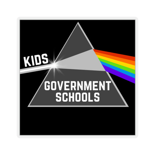 Prism Rainbow Kids Government Schools Meme Graphic Kiss-Cut Stickers