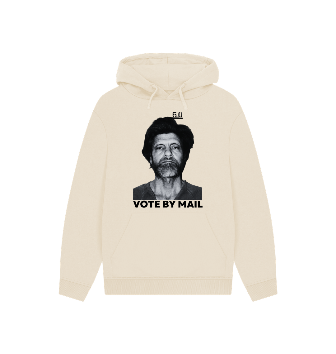 Oat Vote By Mail Ted Kaczynski Meme Graphic 100% Organic Cotton Hoodie (Unisex)