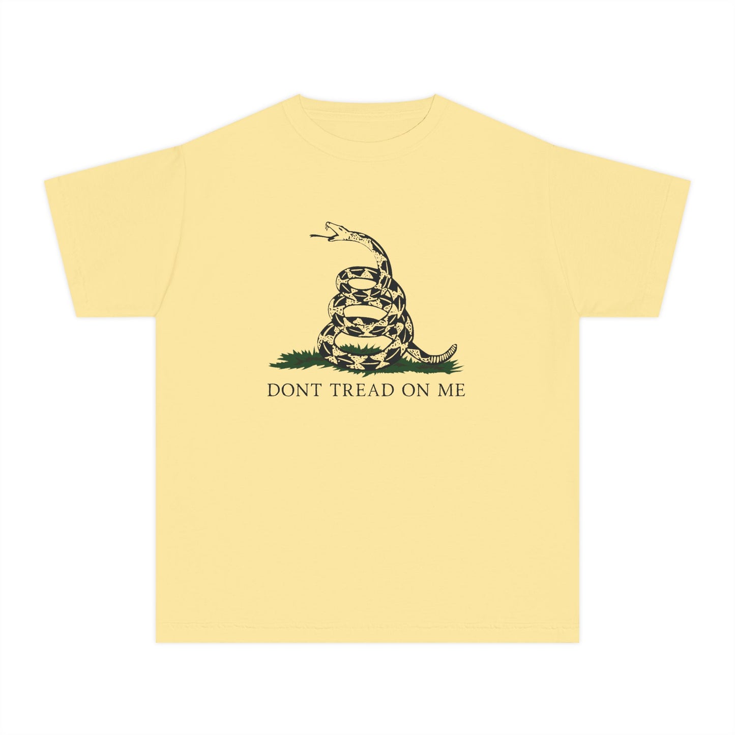 Don't Tread On Me Gadsden Flag Graphic Kids T-Shirt Comfort Colors 9018