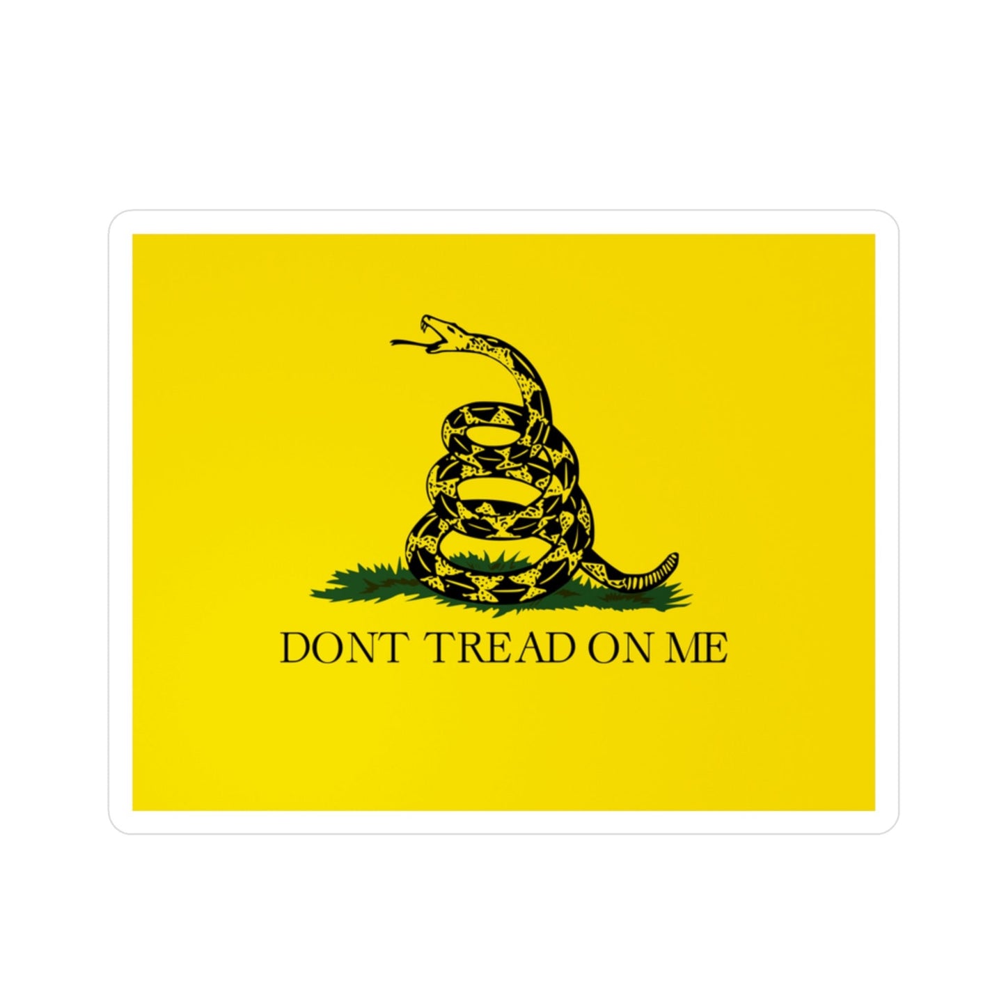 Dont Tread on Me Sticker Gadsden Flag Revolutionary War Libertarian Meme Stickers (Vinyl)