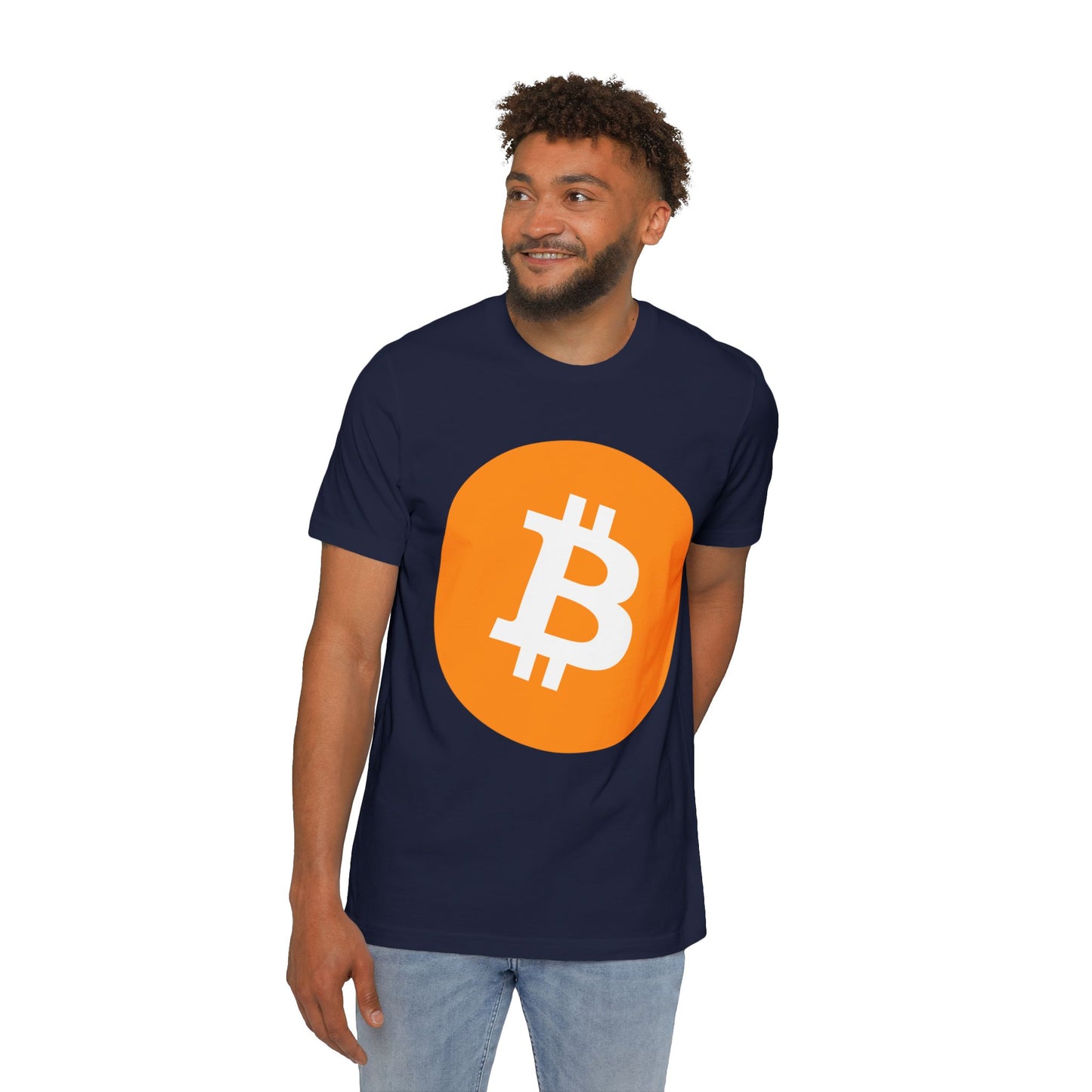 Bitcoin Logo BTC 100% Cotton Made in USA T-Shirt