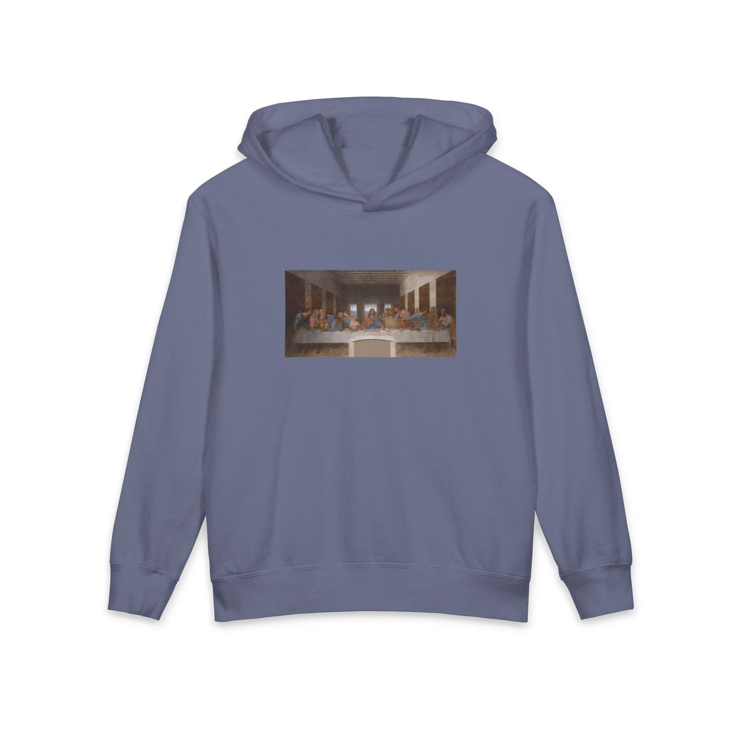 The Last Supper Leonardo da Vinci Art Famous Painting Graphic Kids Hooded Sweatshirt Comfort Colors 1467Y Hoodie