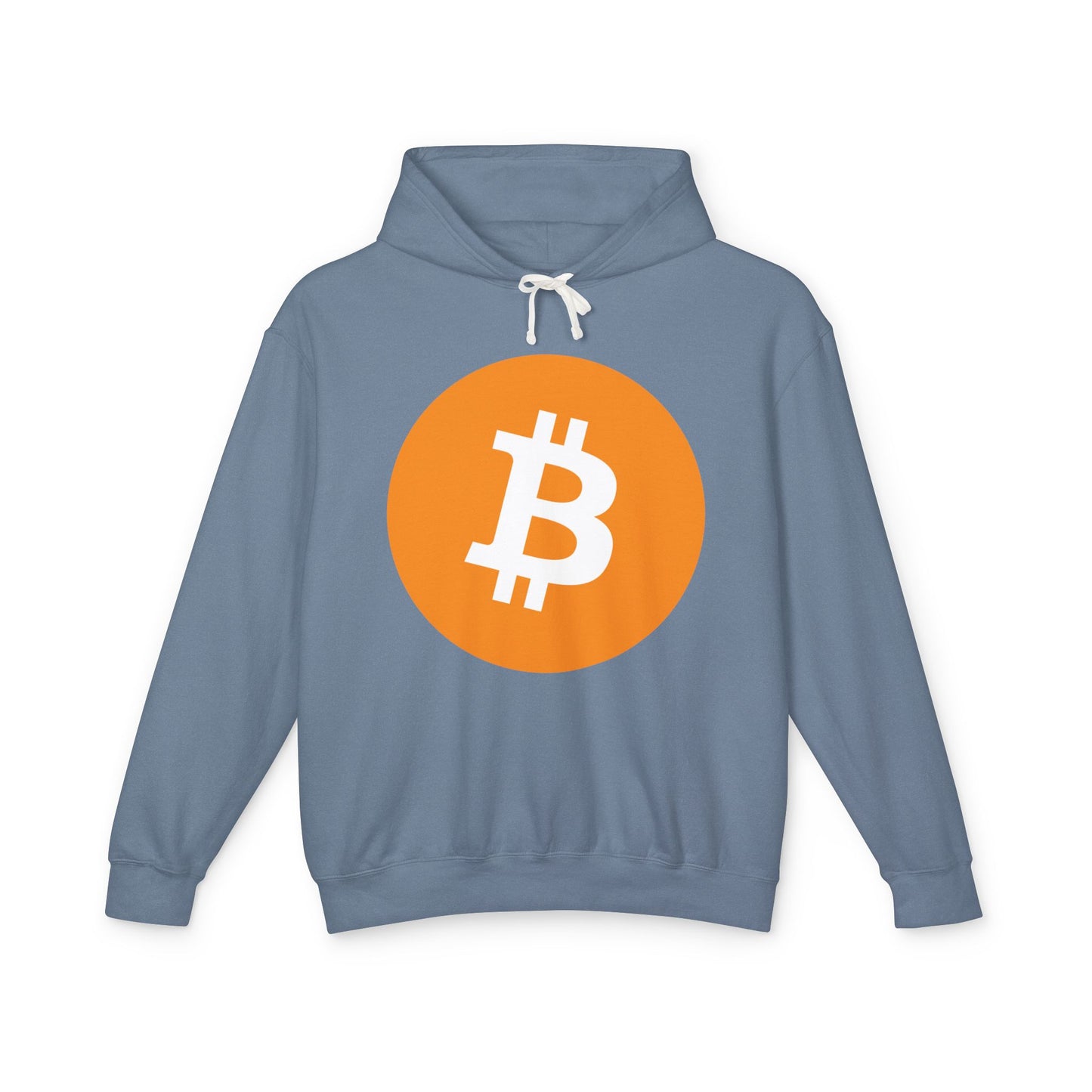 Bitcoin Logo BTC Unisex 100% Cotton Hoodie (Lightweight)