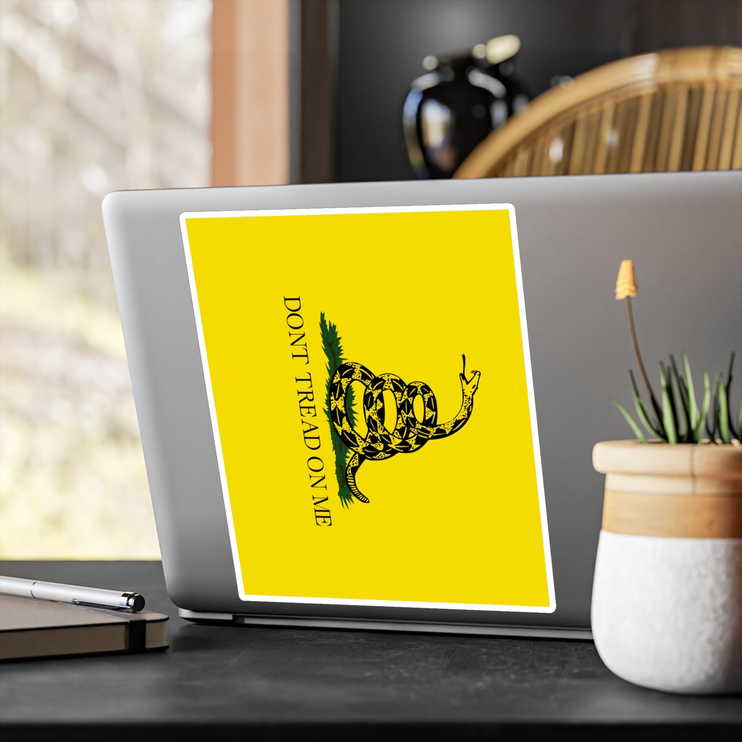 Dont Tread on Me Sticker Gadsden Flag Revolutionary War Libertarian Meme Stickers (Vinyl)