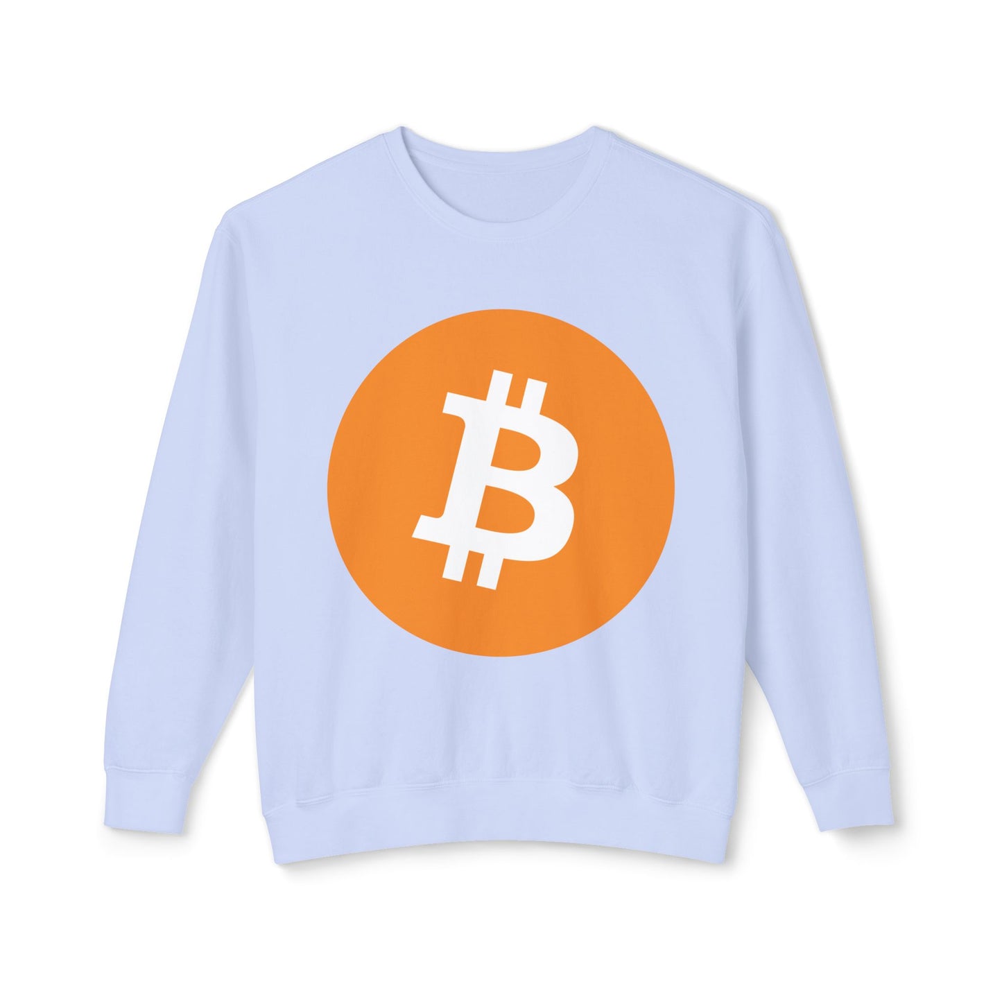 Bitcoin Logo BTC Unisex 100% Cotton Sweatshirt (Lightweight)