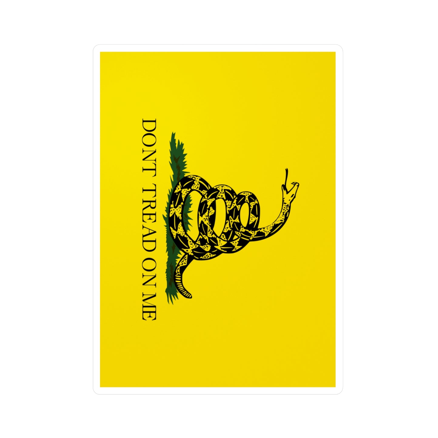 Dont Tread on Me Sticker Gadsden Flag Revolutionary War Libertarian Meme Stickers (Vinyl)