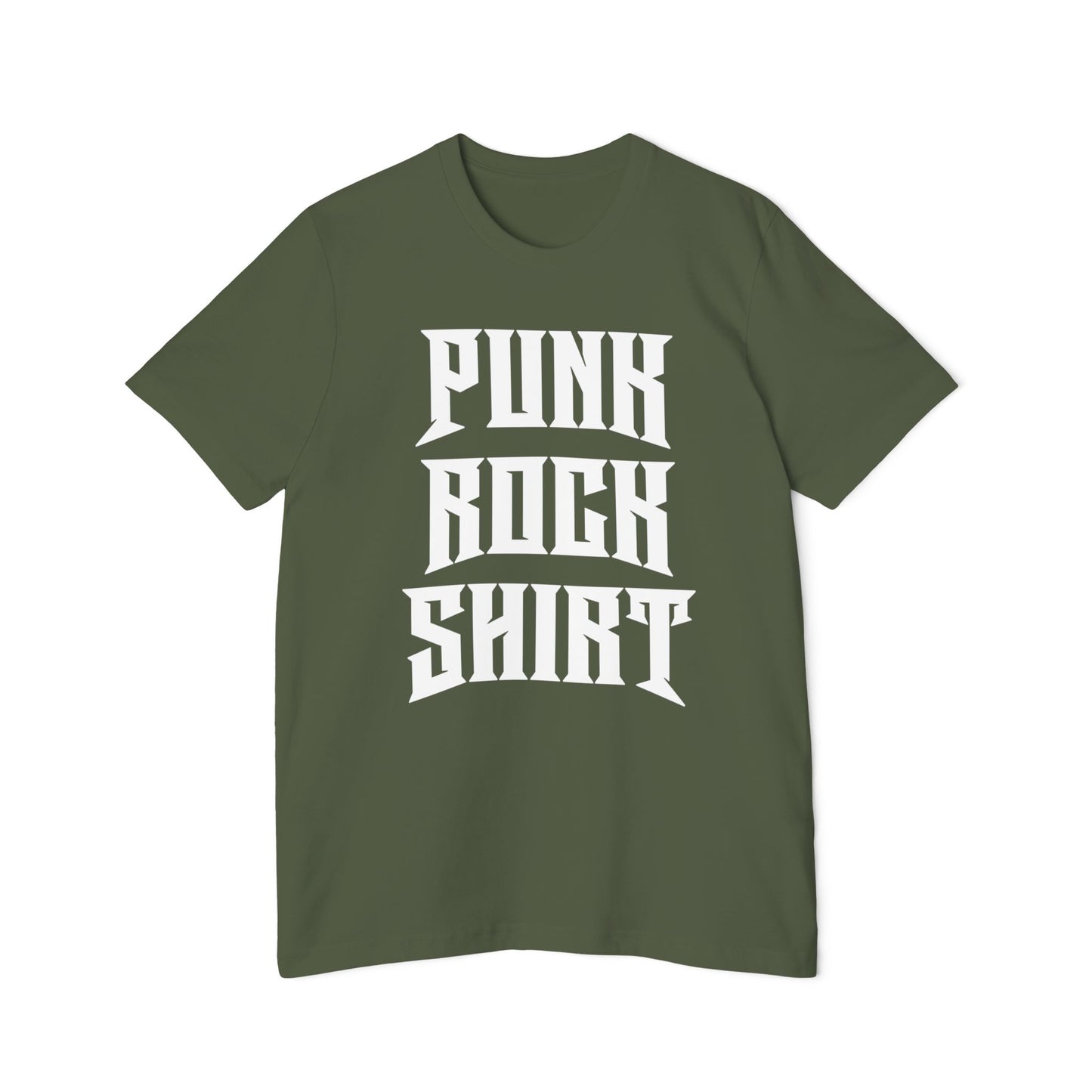 Punk Rock Shirt That Says Punk Rock Shirt with Metal Font Funny Meme Unisex 100% Cotton Made in USA T-Shirt