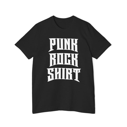 Punk Rock Shirt That Says Punk Rock Shirt with Metal Font Funny Meme Unisex 100% Cotton Made in USA T-Shirt