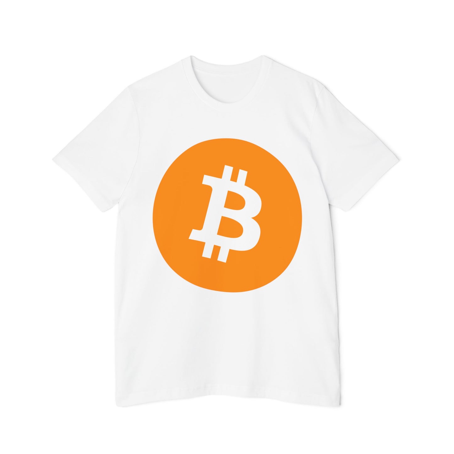 Bitcoin Logo BTC 100% Cotton Made in USA T-Shirt