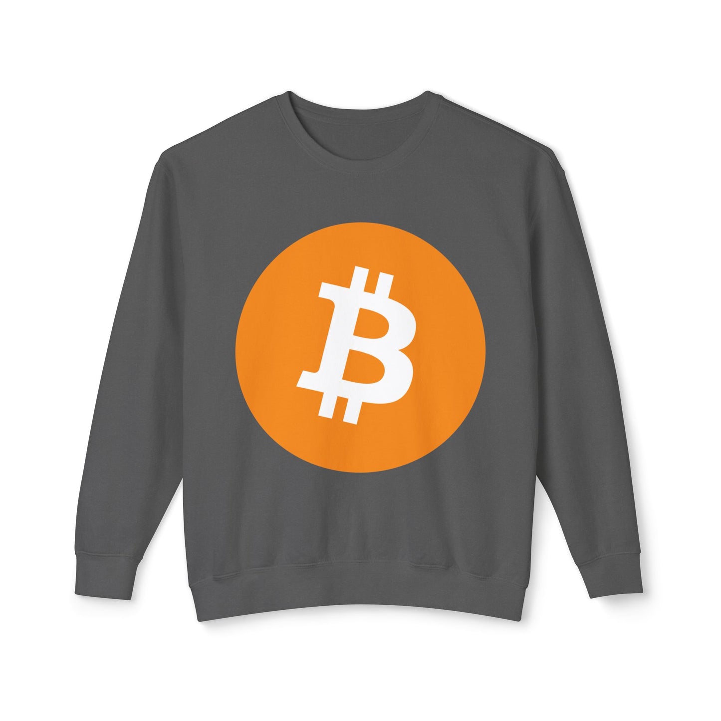 Bitcoin Logo BTC Unisex 100% Cotton Sweatshirt (Lightweight)