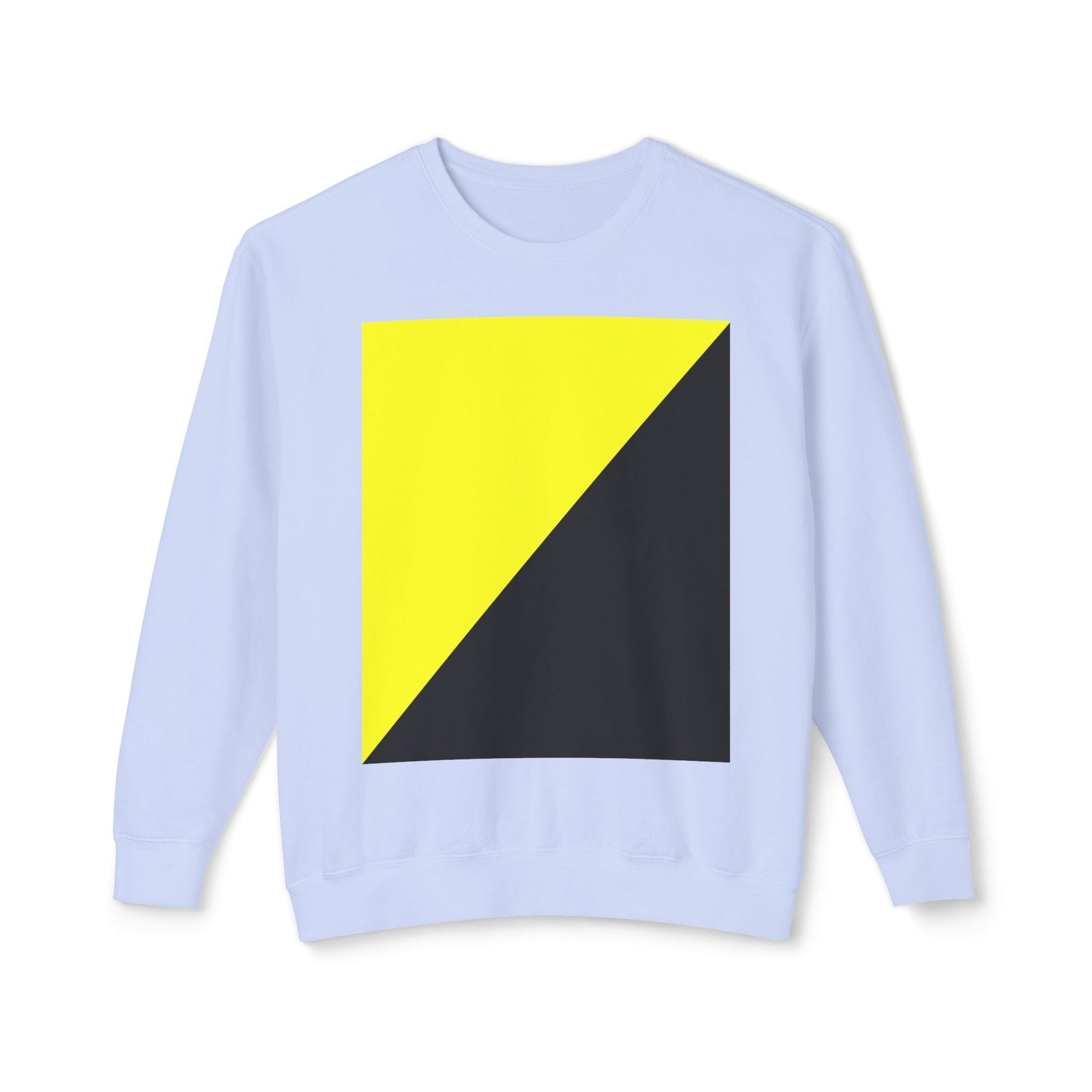 Ancap Flag Sweater Anarchocapitalist Black and Yellow Anarchist Libertarian Graphic Unisex 100% Cotton Sweatshirt (Lightweight)