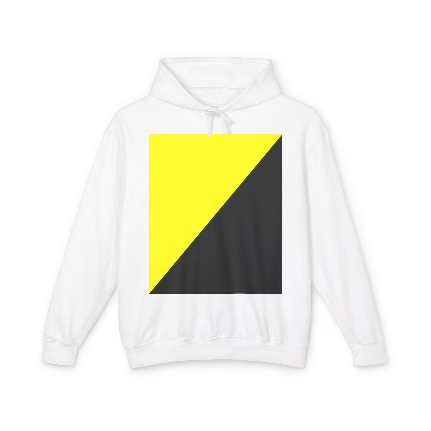 Ancap Flag Hooded Sweatshirt Anarchocapitalist Black and Yellow Anarchist Libertarian Graphic Unisex 100% Cotton Hoodie (Lightweight)