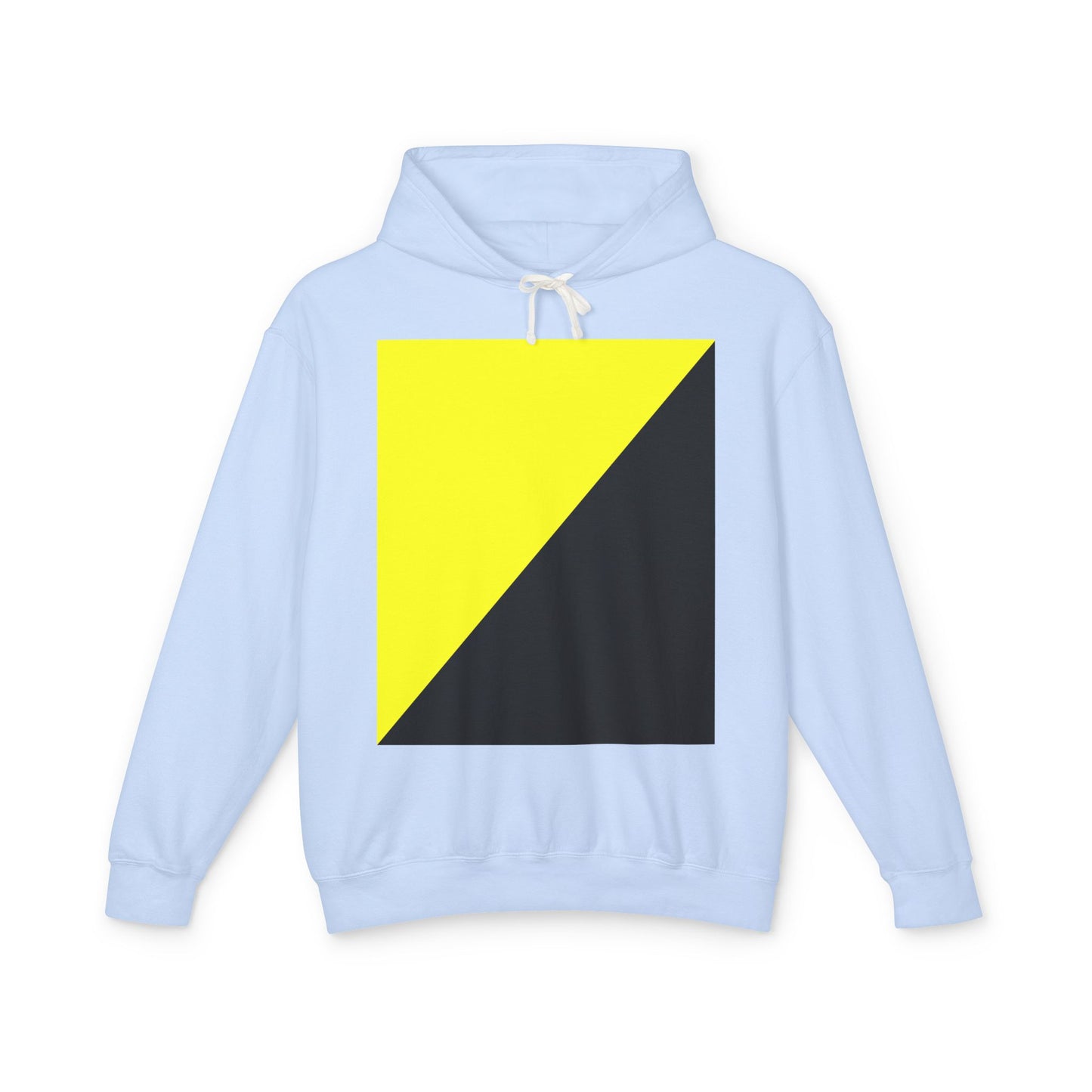 Ancap Flag Hooded Sweatshirt Anarchocapitalist Black and Yellow Anarchist Libertarian Graphic Unisex 100% Cotton Hoodie (Lightweight)