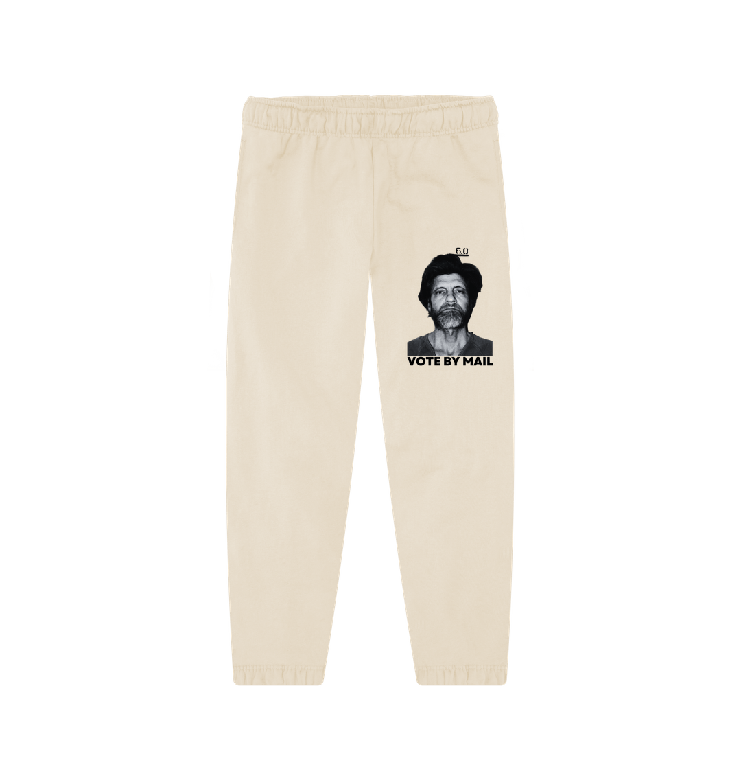 Oat Vote By Mail Ted Kaczynski Meme Graphic 100% Organic Cotton Sweatpants (Unisex)