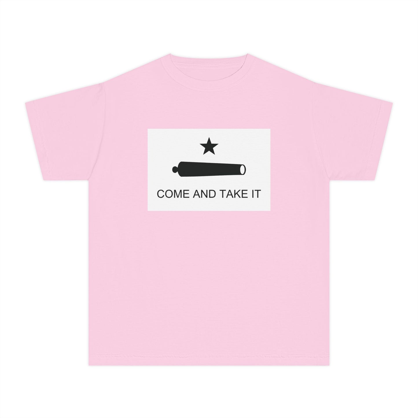 Come and Take It Battle of Gonzales Libertarian Meme Graphic Kids T-Shirt Comfort Colors 9018