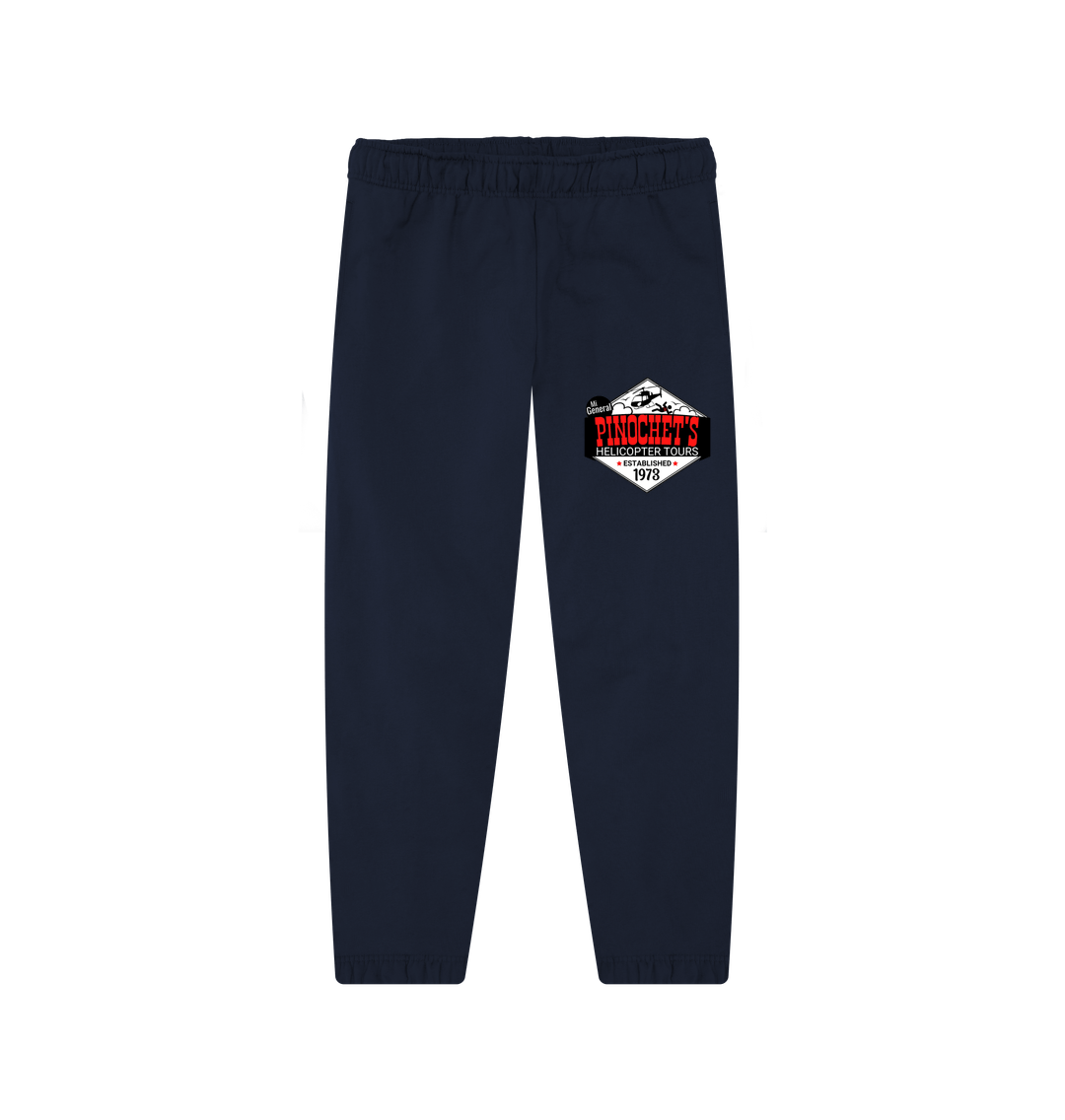 Navy Pinochet's Helicopter Tours 100% Organic Cotton Sweatpants (Unisex) Mi General Meme Graphic