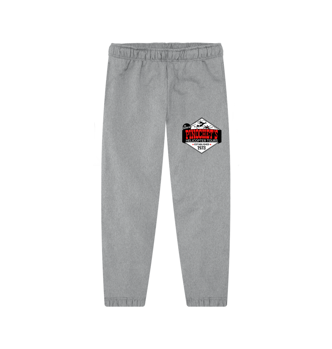 Athletic Grey Pinochet's Helicopter Tours 100% Organic Cotton Sweatpants (Unisex) Mi General Meme Graphic