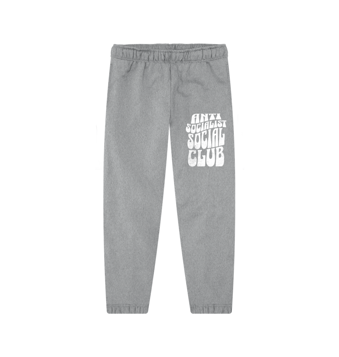 Athletic Grey Anti Socialist Social Club 100% Organic Cotton Sweatpants (Unisex)