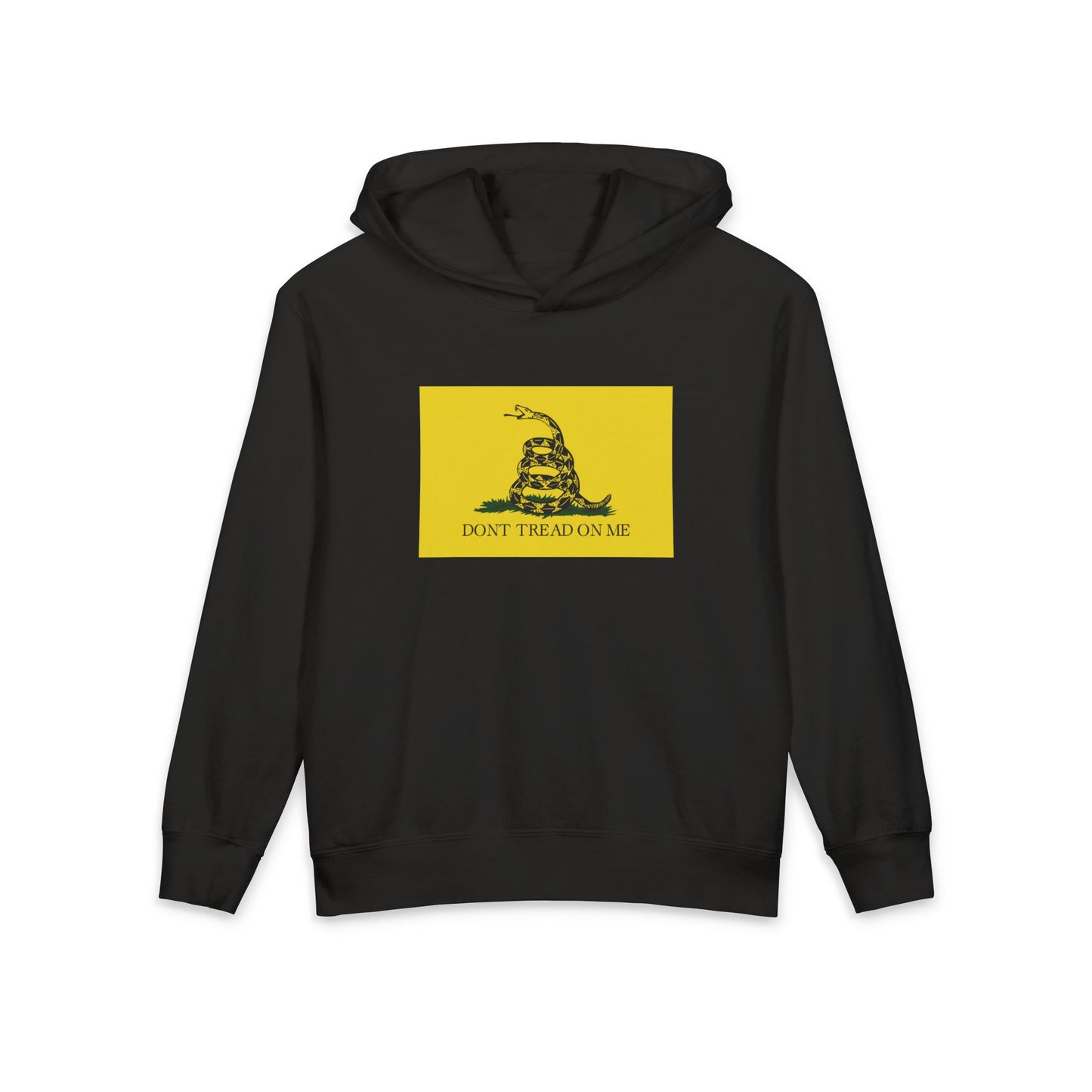 Don't Tread On Me Gadsden Flag Libertarian Graphic Kids Hooded Sweatshirt Comfort Colors 1467Y Hoodie
