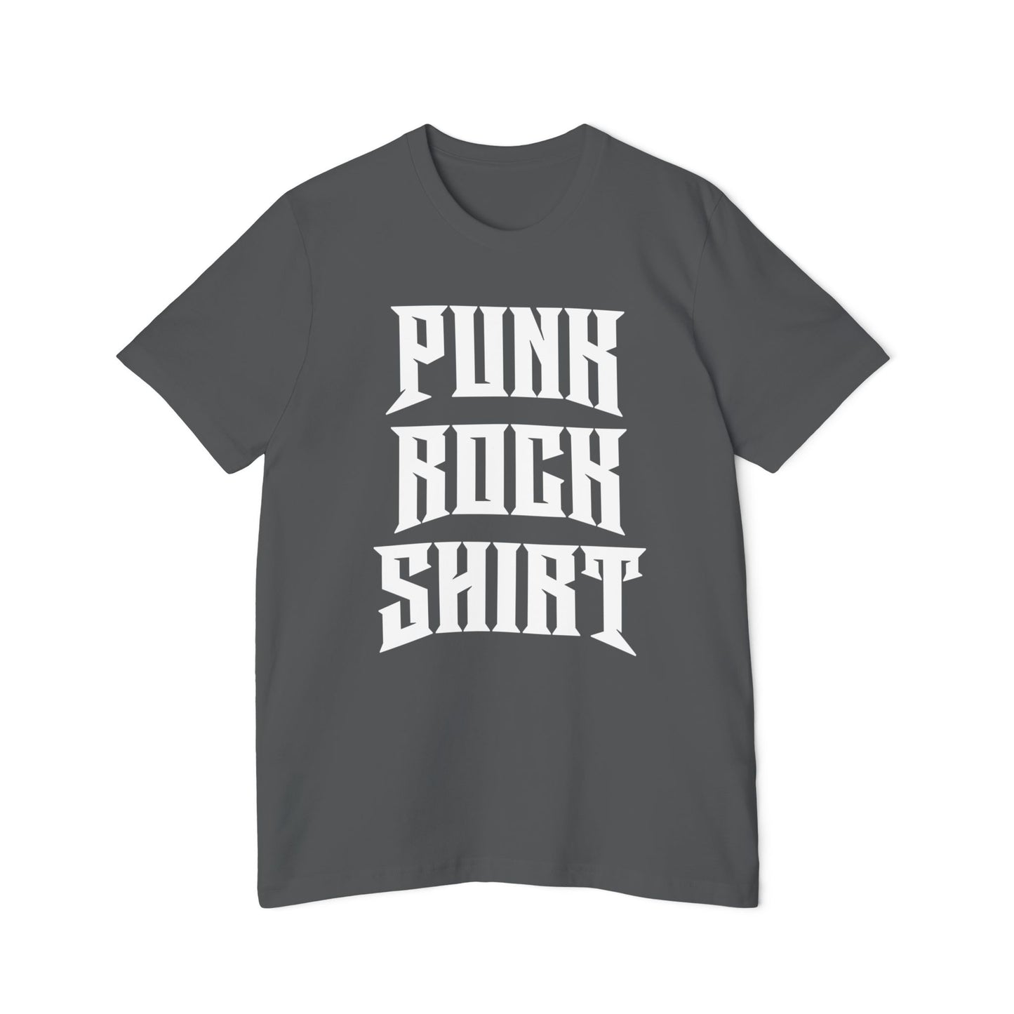 Punk Rock Shirt That Says Punk Rock Shirt with Metal Font Funny Meme Unisex 100% Cotton Made in USA T-Shirt