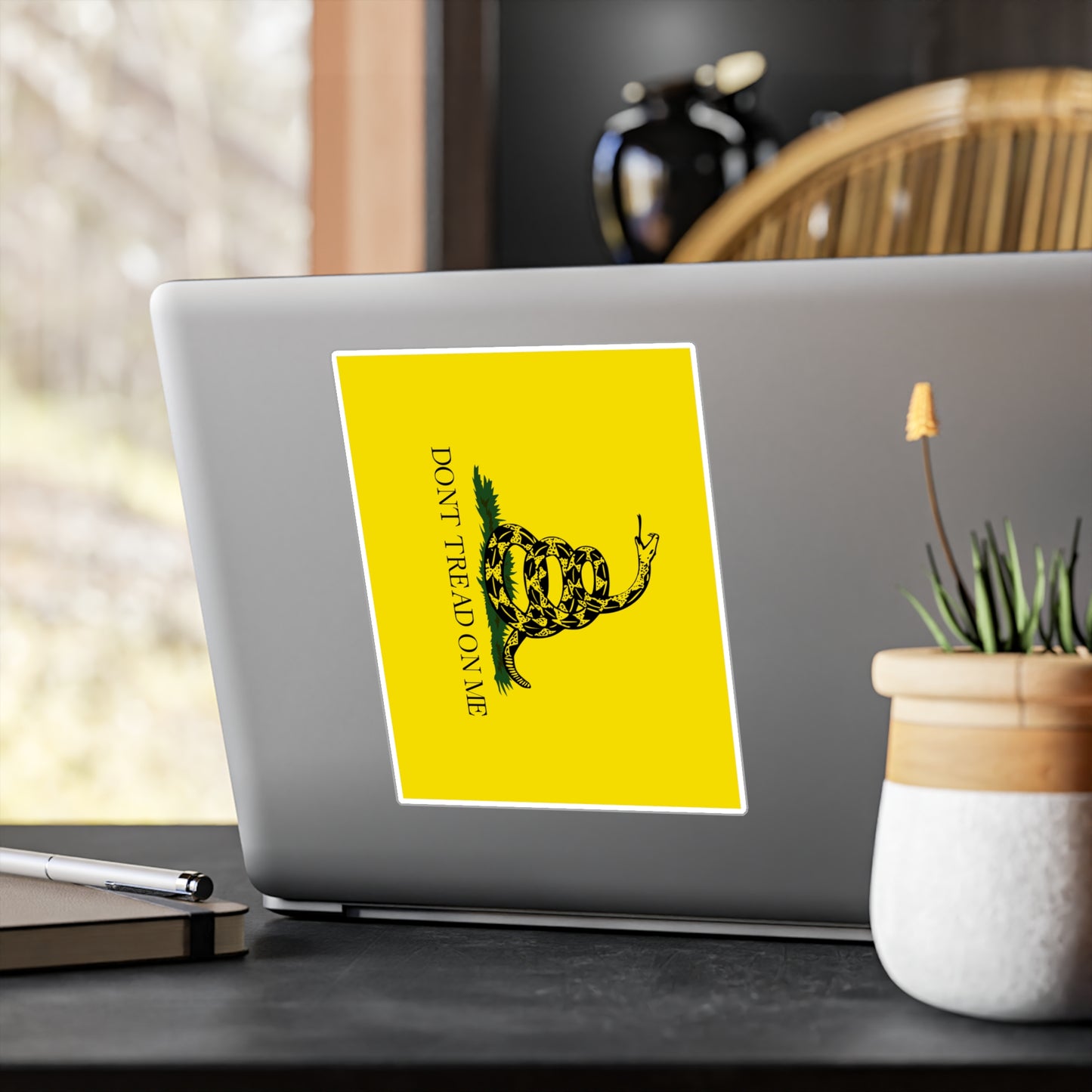 Dont Tread on Me Sticker Gadsden Flag Revolutionary War Libertarian Meme Stickers (Vinyl)