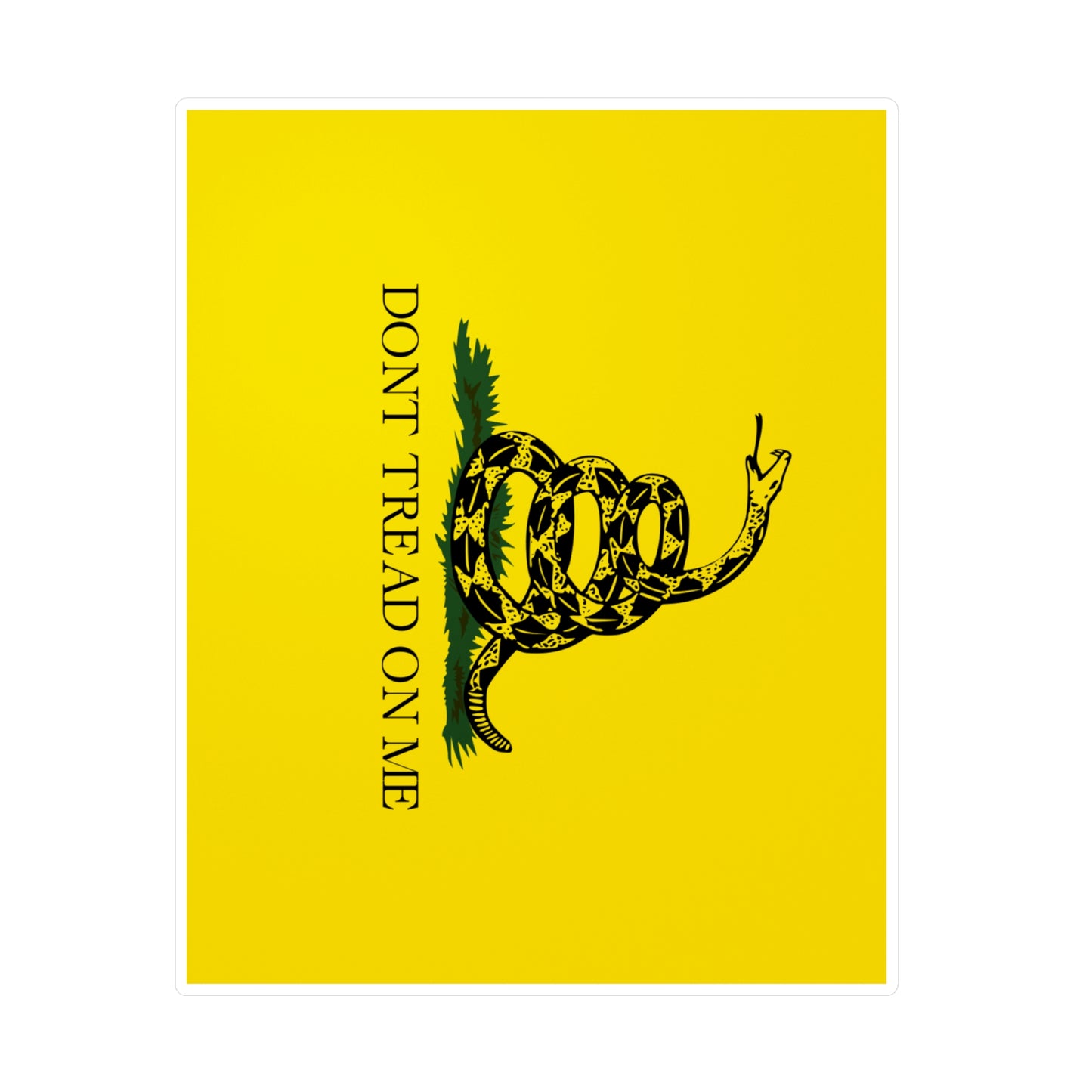 Dont Tread on Me Sticker Gadsden Flag Revolutionary War Libertarian Meme Stickers (Vinyl)