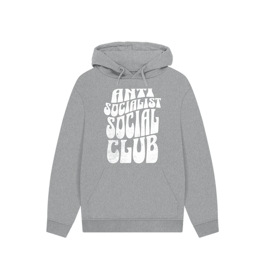 Athletic Grey Anti Socialist Social Club Hoodie 100% Organic Cotton (Unisex)