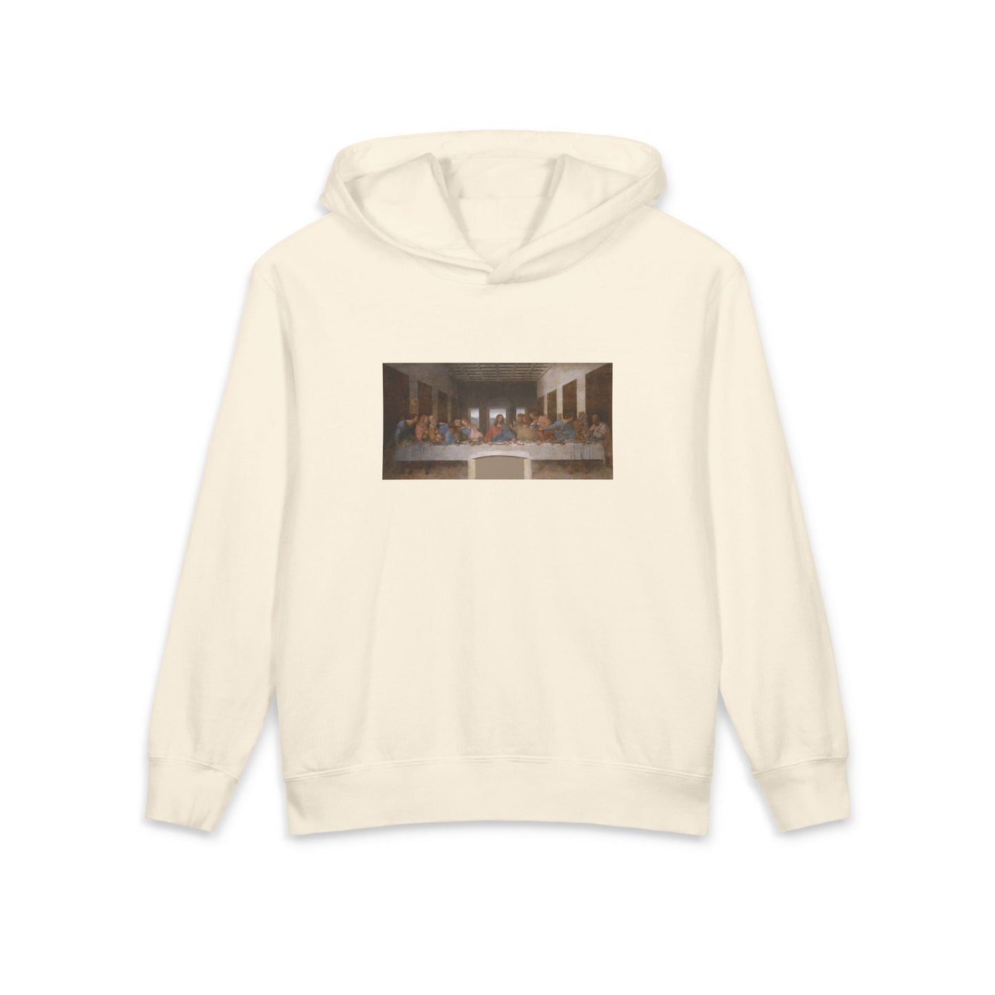 The Last Supper Leonardo da Vinci Art Famous Painting Graphic Kids Hooded Sweatshirt Comfort Colors 1467Y Hoodie