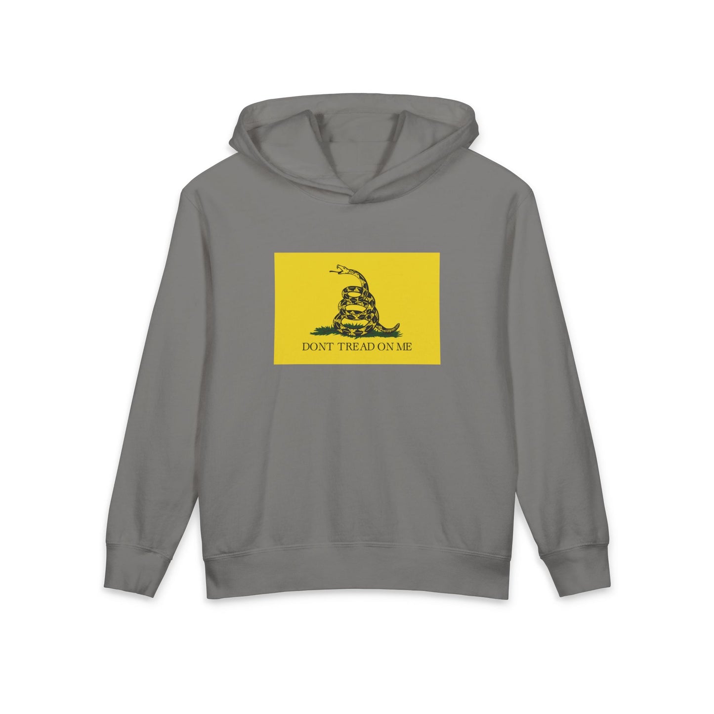 Don't Tread On Me Gadsden Flag Libertarian Graphic Kids Hooded Sweatshirt Comfort Colors 1467Y Hoodie
