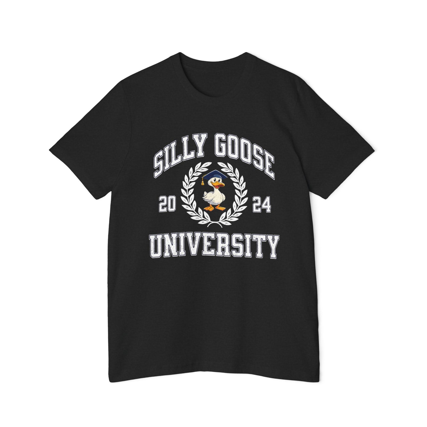 Silly Goose University Shirt Funny Meme Unisex 100% Cotton Made in USA T-Shirt