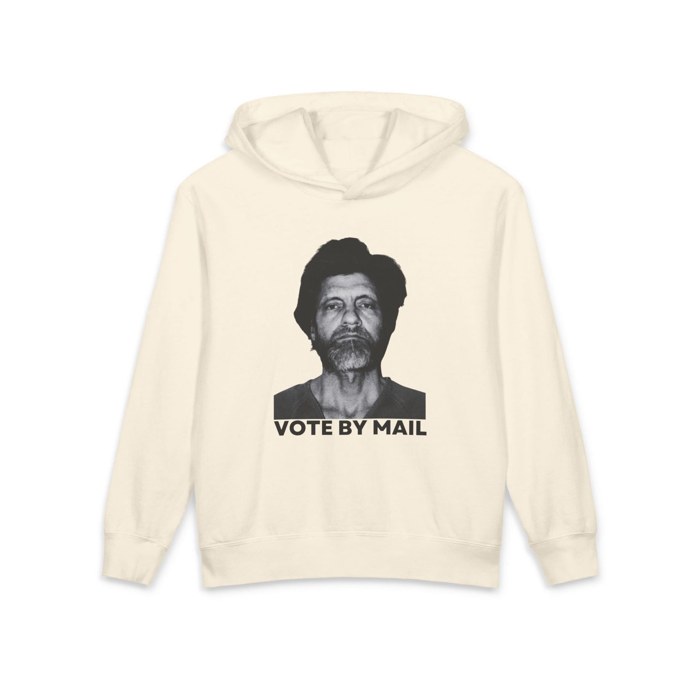 Ted Kaczynski Vote By Mail Meme Graphic Kids Hooded Sweatshirt Comfort Colors 1467Y Hoodie