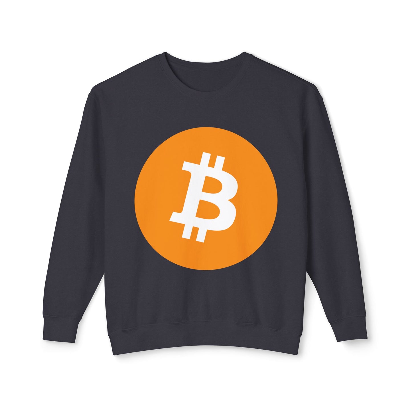 Bitcoin Logo BTC Unisex 100% Cotton Sweatshirt (Lightweight)