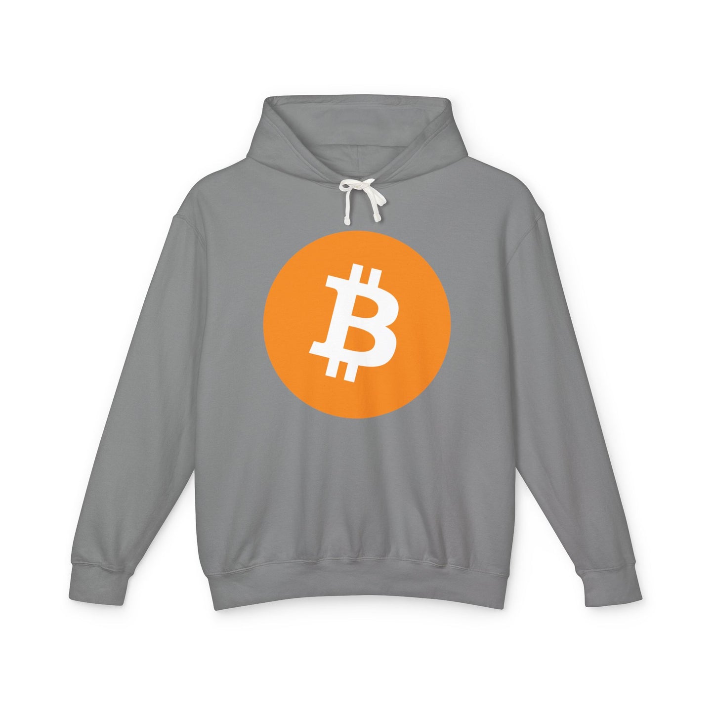 Bitcoin Logo BTC Unisex 100% Cotton Hoodie (Lightweight)