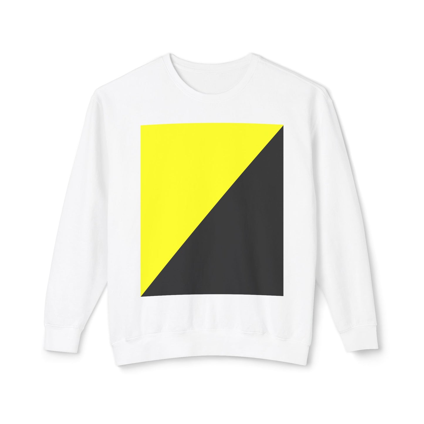 Ancap Flag Sweater Anarchocapitalist Black and Yellow Anarchist Libertarian Graphic Unisex 100% Cotton Sweatshirt (Lightweight)