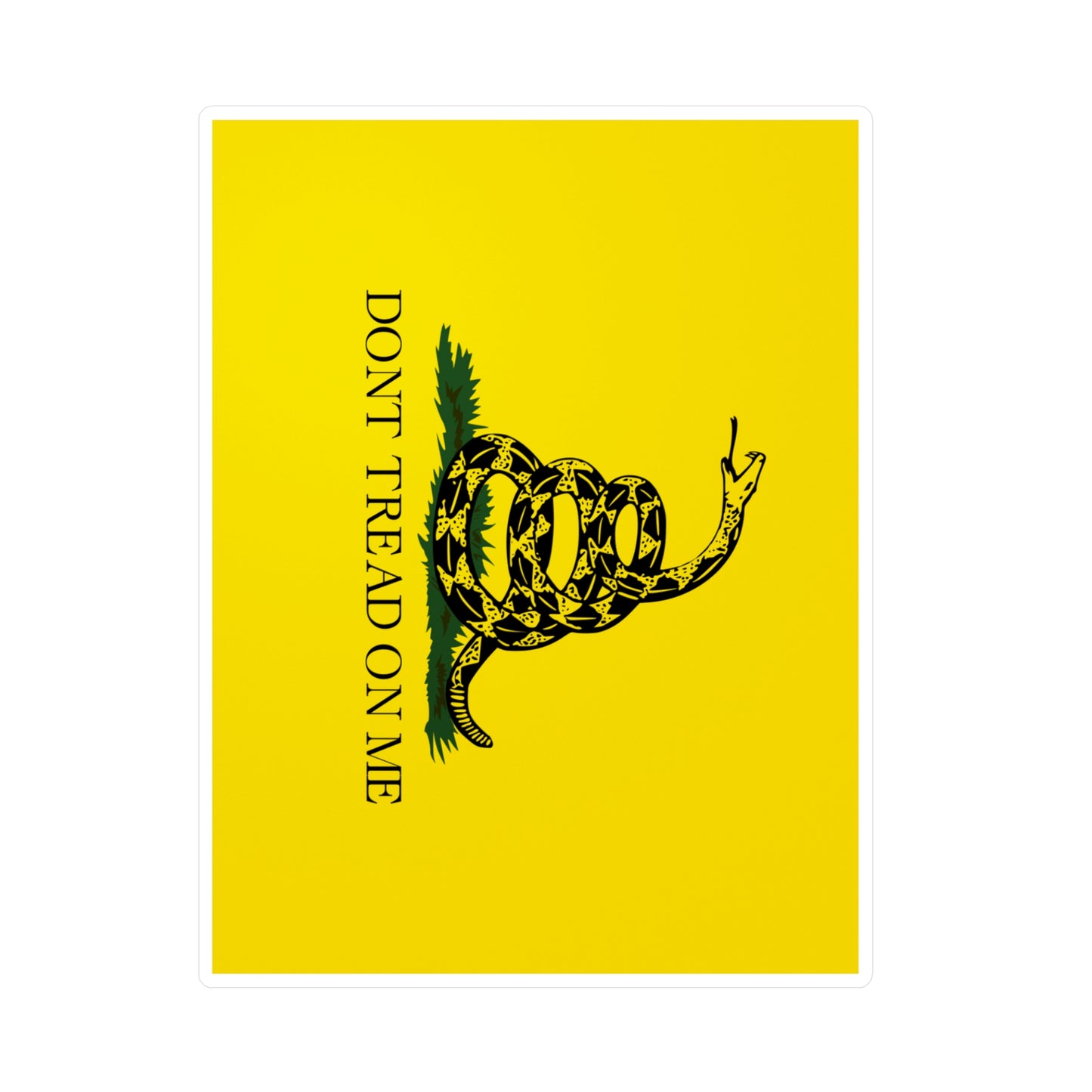 Dont Tread on Me Sticker Gadsden Flag Revolutionary War Libertarian Meme Stickers (Vinyl)