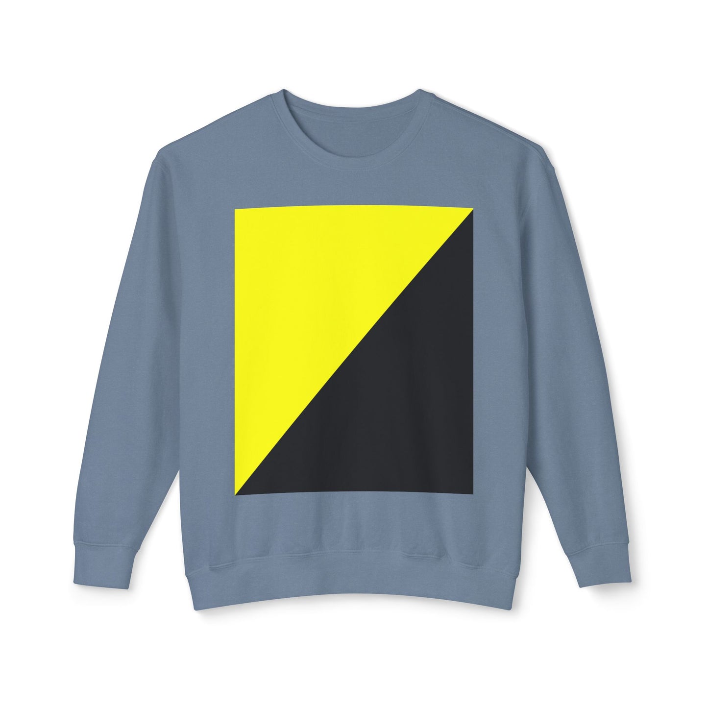 Ancap Flag Sweater Anarchocapitalist Black and Yellow Anarchist Libertarian Graphic Unisex 100% Cotton Sweatshirt (Lightweight)