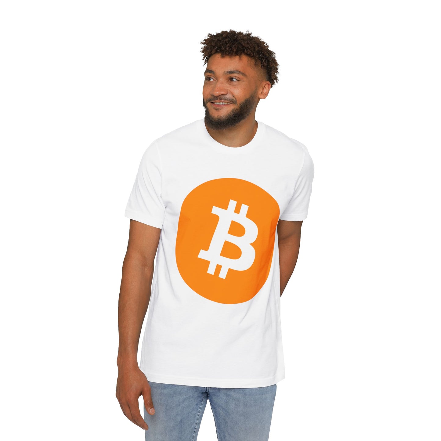 Bitcoin Logo BTC 100% Cotton Made in USA T-Shirt