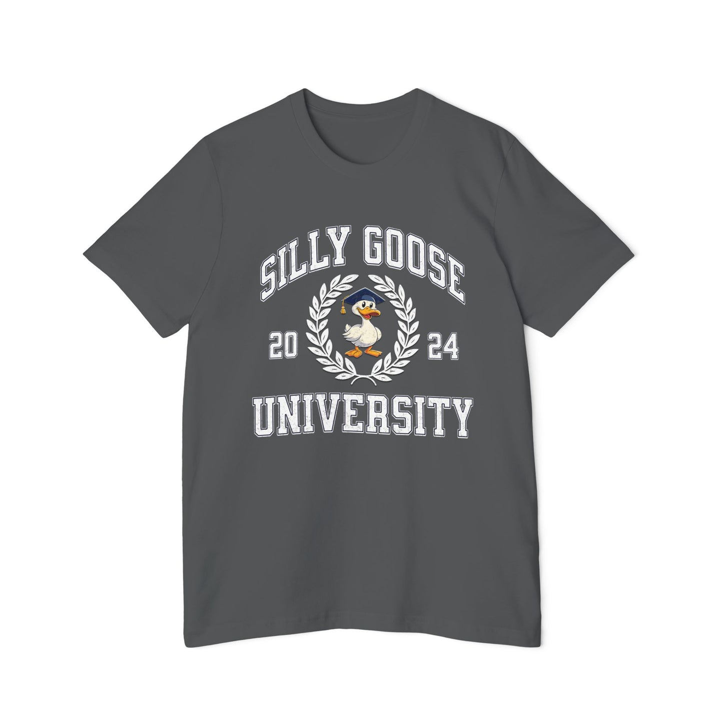 Silly Goose University Shirt Funny Meme Unisex 100% Cotton Made in USA T-Shirt